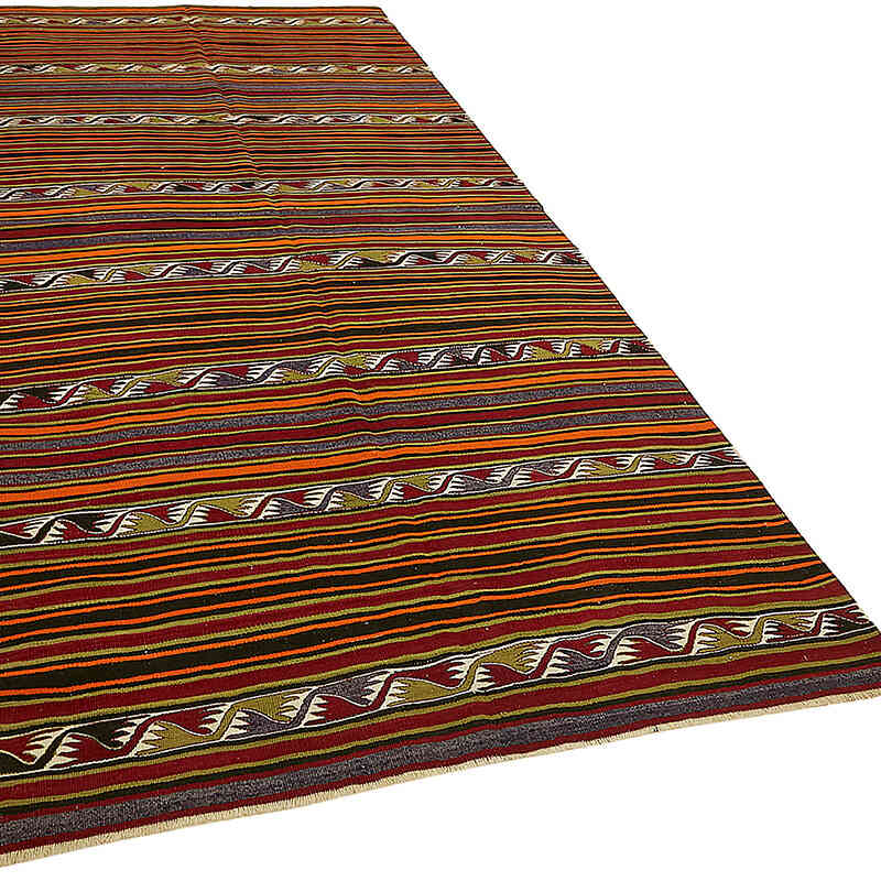 Alfombra Vintage Anatolian Kilim - 155 cm x 335 cm - K0079140
