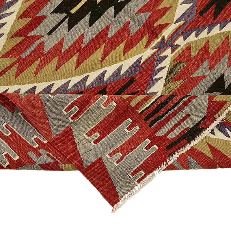 Vintage Anatolian Kilim Rug - 4' 11" x 9' 9" (59" x 117") - K0079143