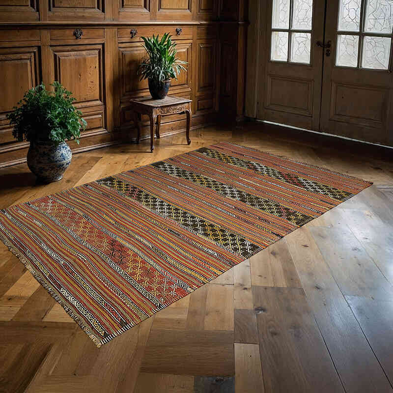Vintage Anadolu Kilim - 156 cm x 257 cm - K0079161