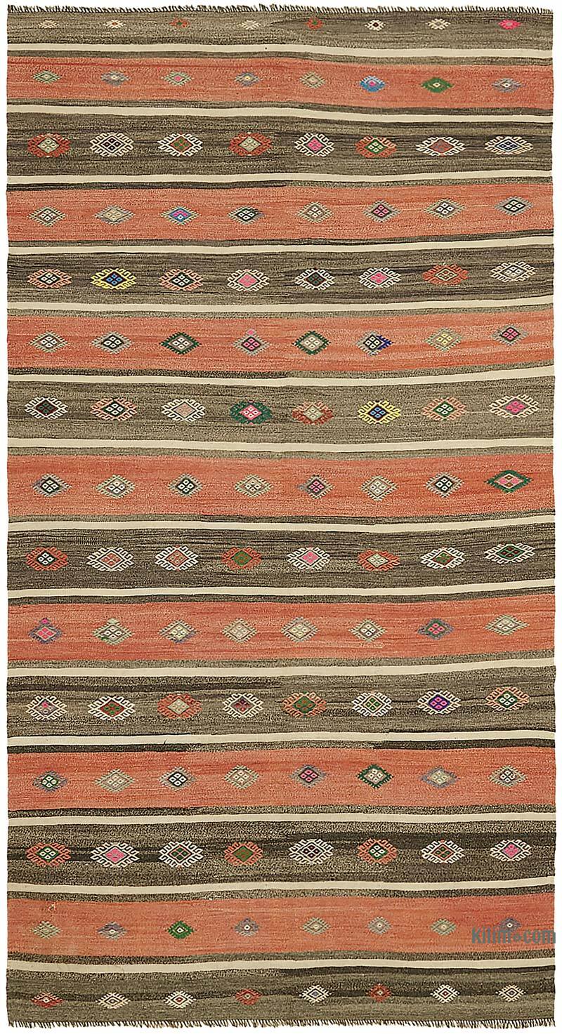Vintage Anatolian Kilim Rug - 5' 8" x 10' 4" (68" x 124") - K0079163