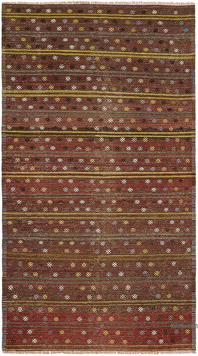 Vintage Anadolu Kilim - 173 cm x 303 cm