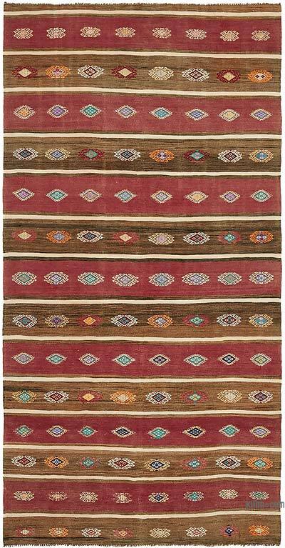 Vintage Anadolu Kilim - 162 cm x 305 cm