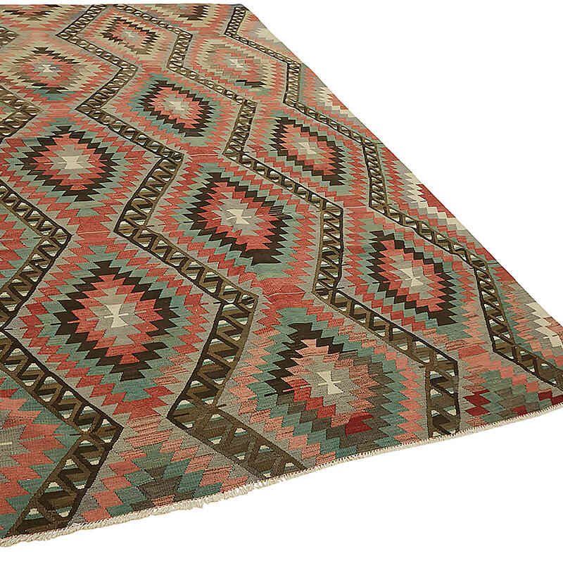 Alfombra Vintage Anatolian Kilim - 195 cm x 357 cm - K0079170