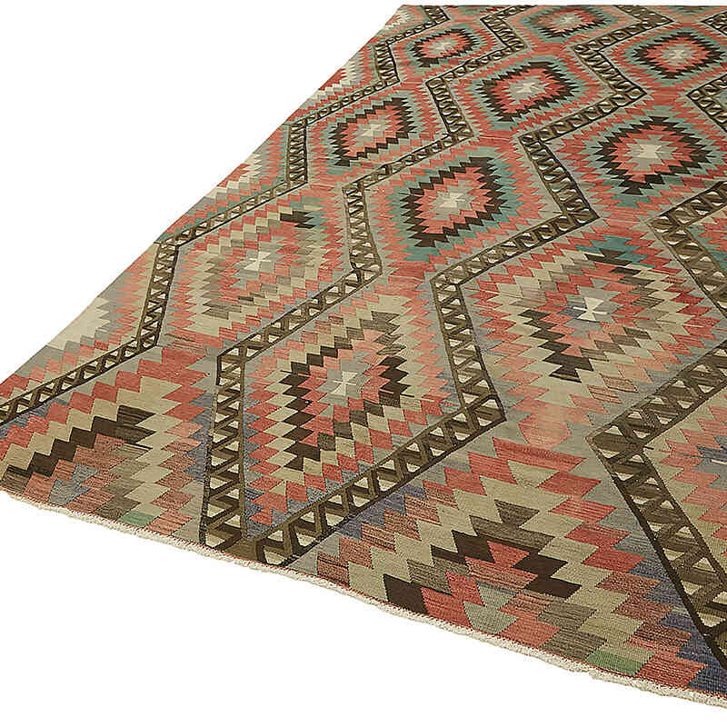 Alfombra Vintage Anatolian Kilim - 195 cm x 357 cm - K0079170