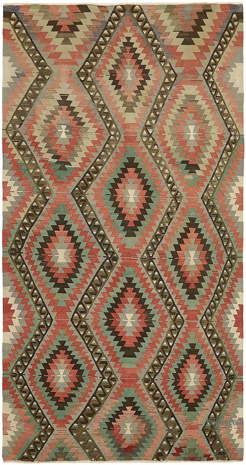 Alfombra Vintage Anatolian Kilim - 195 cm x 357 cm - K0079170