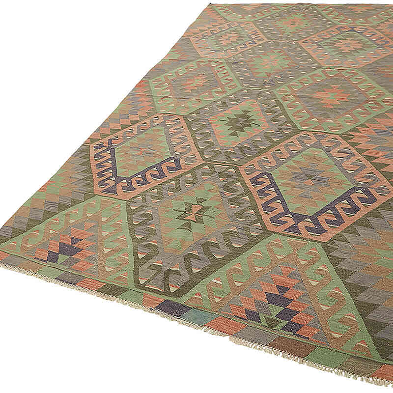 Vintage Anatolian Kilim Rug - 5' 6" x 10' 10" (66" x 130") - K0079171