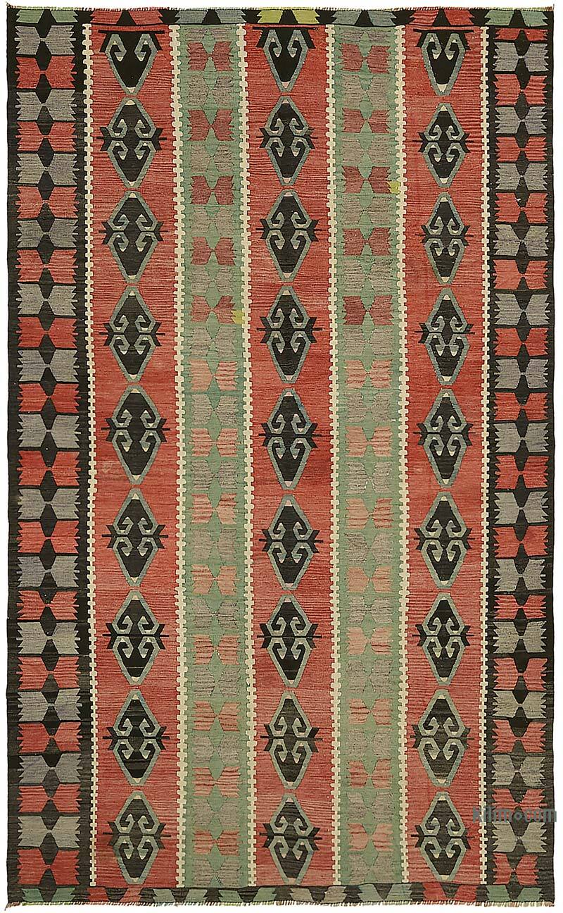 Vintage Anatolian Kilim Rug - 6' 5" x 10' 6" (77" x 126") - K0079179