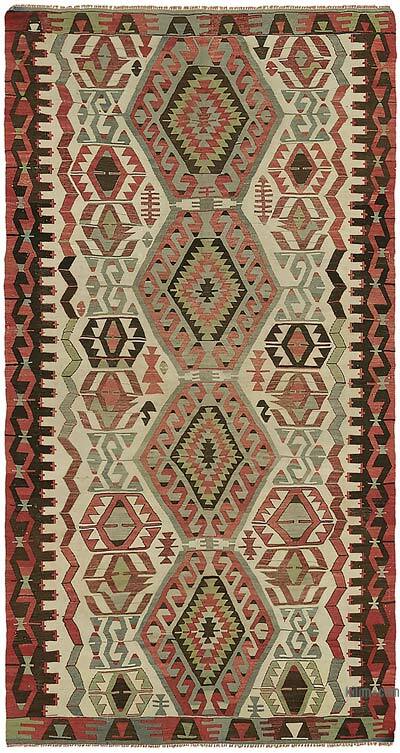 Vintage Anadolu Kilim - 150 cm x 278 cm