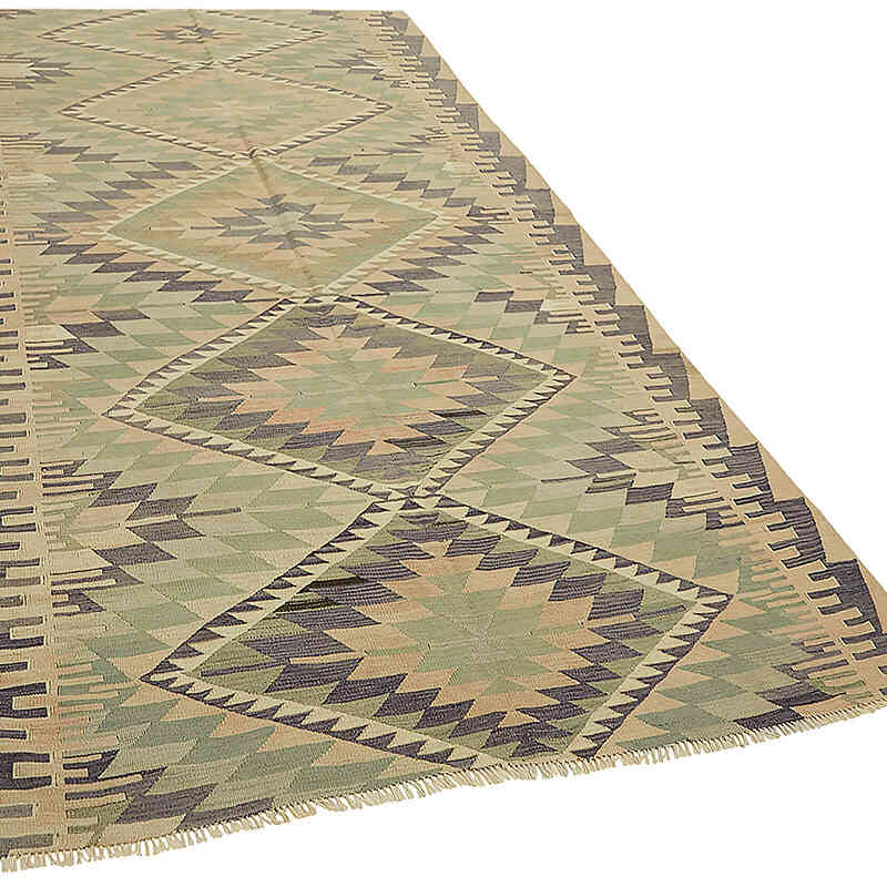 Vintage Anatolian Kilim Rug - 5' 5" x 10'  (65" x 120") - K0079185