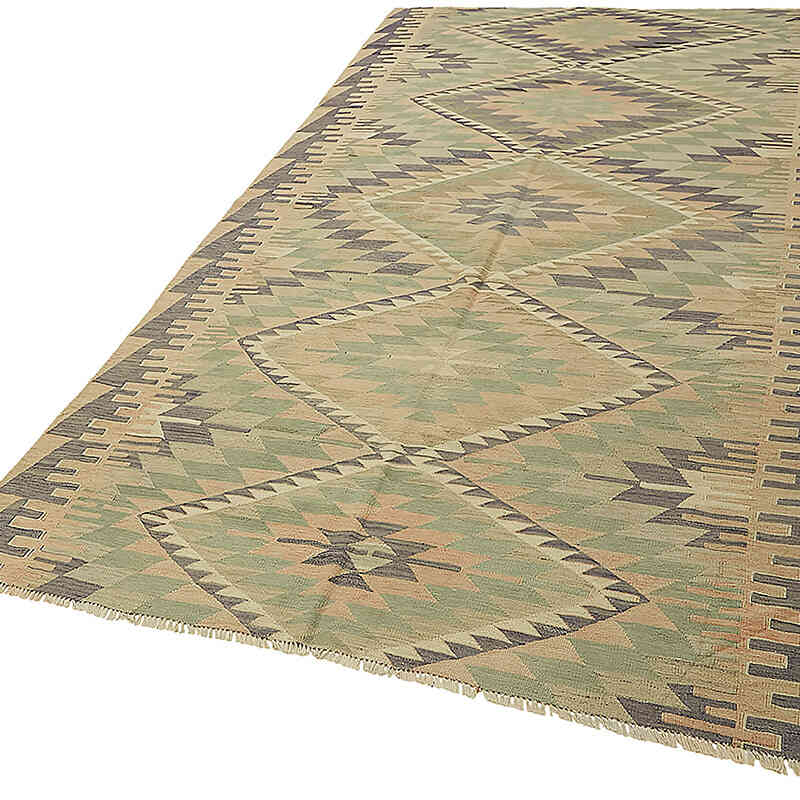 Vintage Anatolian Kilim Rug - 5' 5" x 10'  (65" x 120") - K0079185