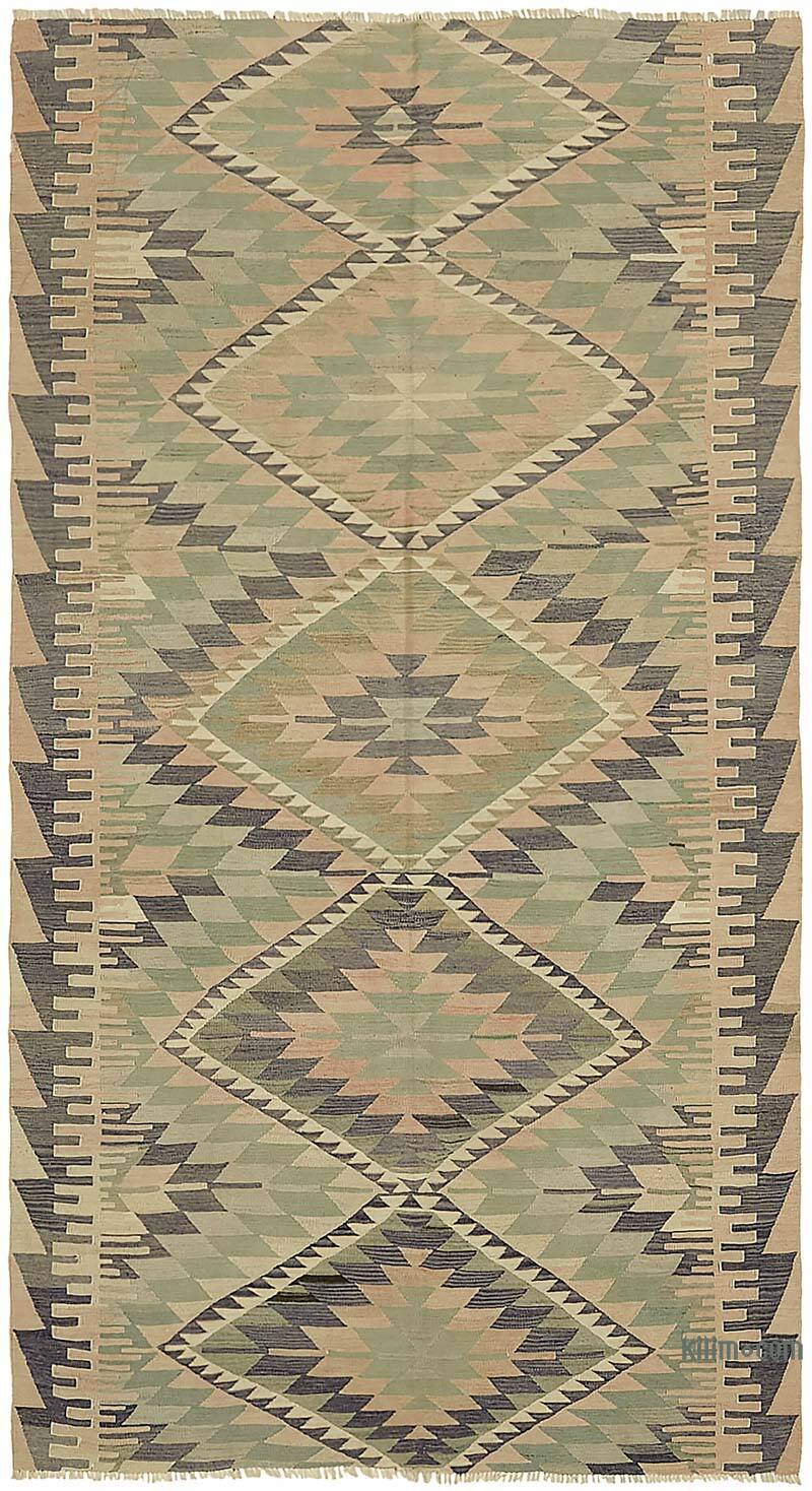Vintage Anatolian Kilim Rug - 5' 5" x 10'  (65" x 120") - K0079185