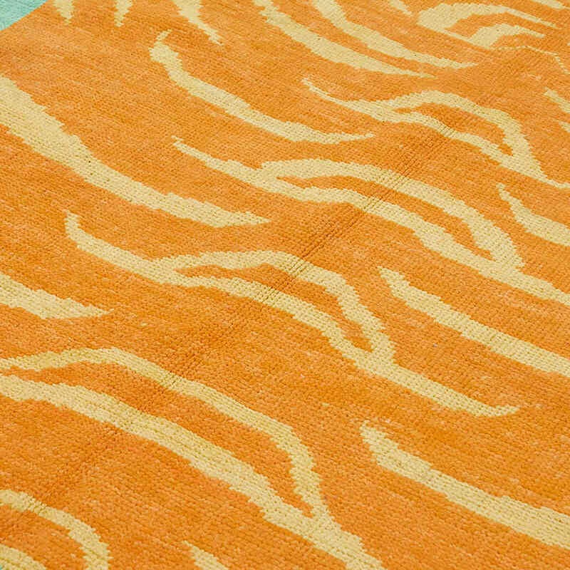 Alfombra Nueva de Nudo a Mano con Diseño de Tigre - 220 cm x 310 cm - K0079190