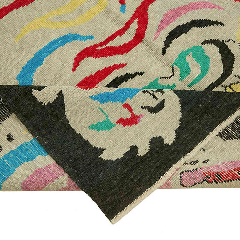 New Hand-Knotted Tiger Rug - 6' 10" x 10' 2" (82" x 122") - K0079192