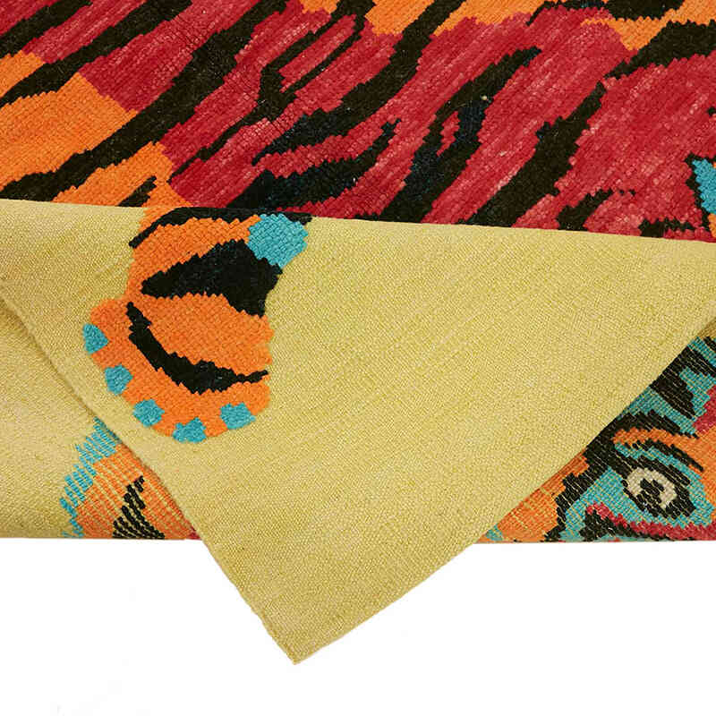 New Hand-Knotted Tiger Rug - 5' 3" x 6' 8" (63" x 80") - K0079197