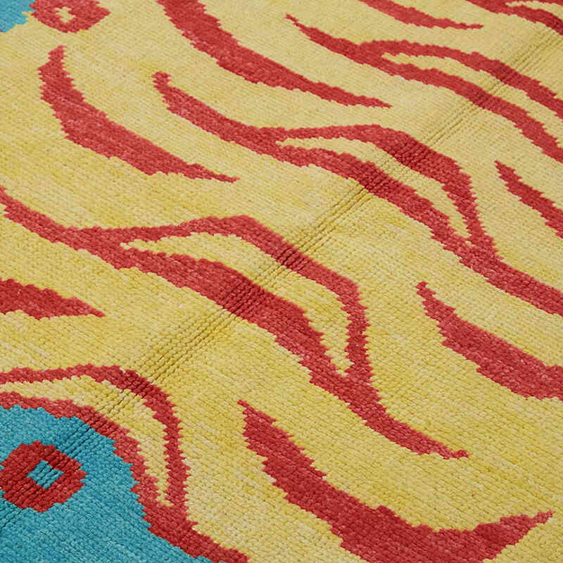 New Hand-Knotted Tiger Rug - 5' 1" x 8' 1" (61" x 97") - K0079215