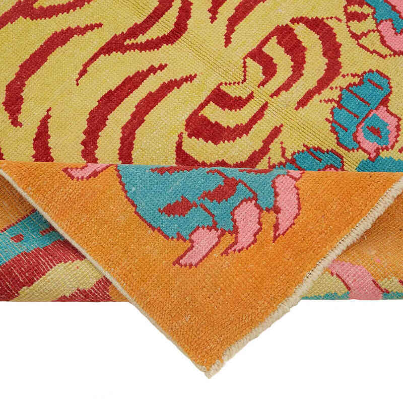New Hand-Knotted Tiger Rug - 5' 1" x 8' 1" (61" x 97") - K0079215