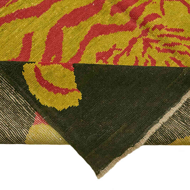 New Hand-Knotted Tiger Rug - 7' 4" x 10' 8" (88" x 128") - K0079219