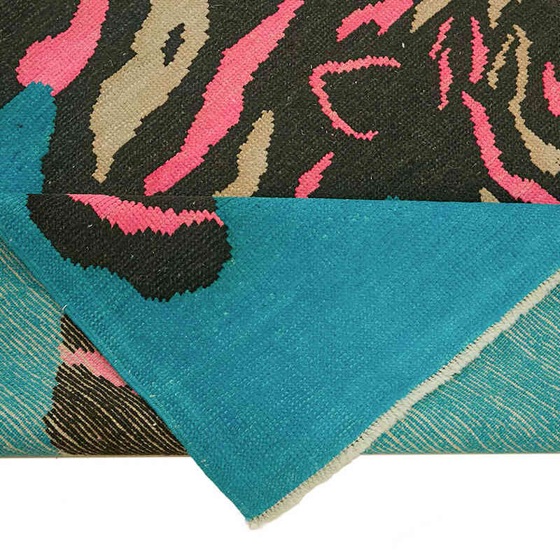New Hand-Knotted Tiger Rug - 8' 3" x 10' 7" (99" x 127") - K0079220