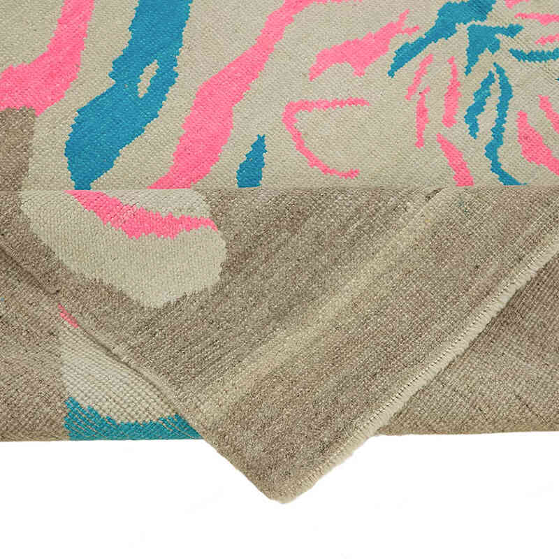 New Hand-Knotted Tiger Rug - 8' 5" x 11' 5" (101" x 137") - K0079221