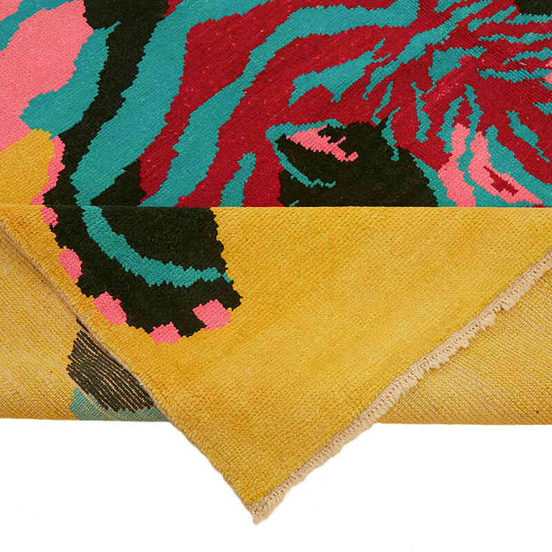 Alfombra Nueva de Nudo a Mano con Diseño de Tigre - 250 cm x 360 cm - K0079223