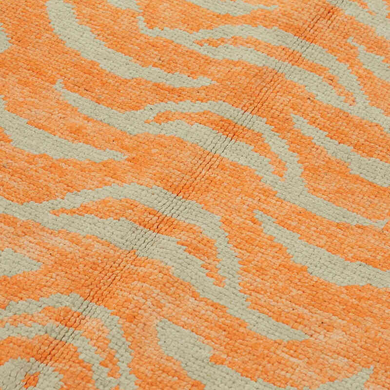 New Hand-Knotted Tiger Rug - 4' 3" x 6' 10" (51" x 82") - K0079227