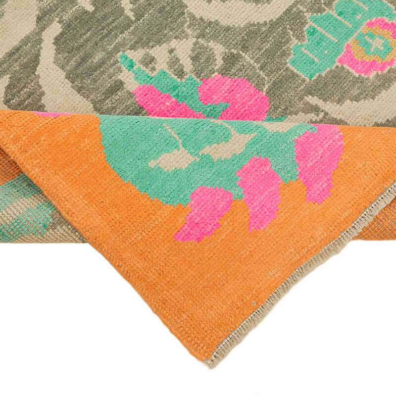New Hand-Knotted Tiger Rug - 6' 11" x 10' 6" (83" x 126") - K0079228