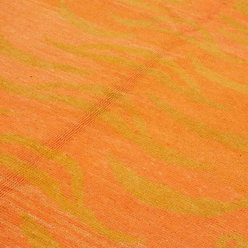 New Hand-Knotted Tiger Rug - 6' 11" x 11'  (83" x 132") - K0079230