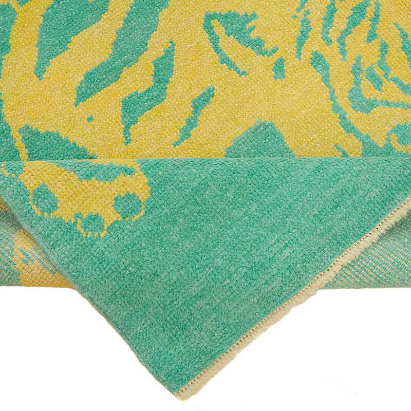New Hand-Knotted Tiger Rug - 6' 2" x 8' 5" (74" x 101") - K0079233
