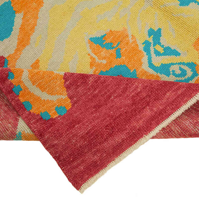 New Hand-Knotted Tiger Rug - 6' 4" x 7' 10" (76" x 94") - K0079236