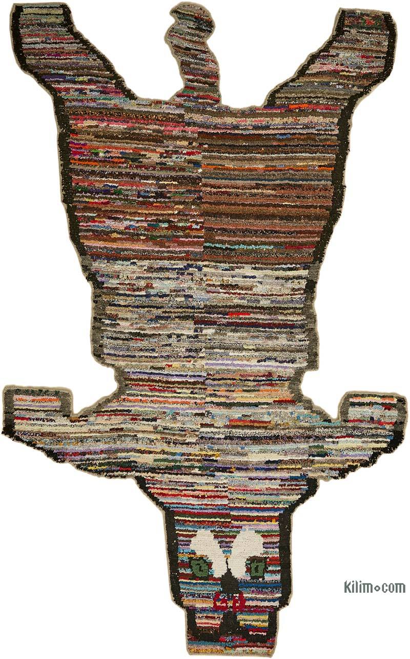 Alfombra Nueva de Nudo a Mano con Diseño de Tigre - 200 cm x 324 cm - K0079240