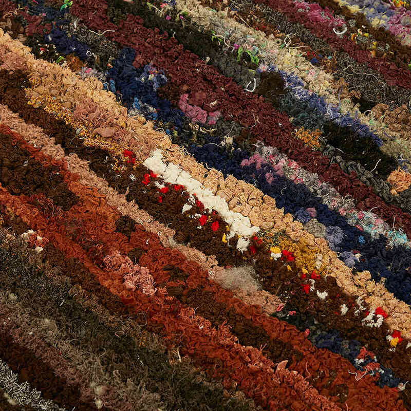 New Hand-Knotted Tiger Rug - 4' 7" x 6' 7" (55" x 79") - K0079242