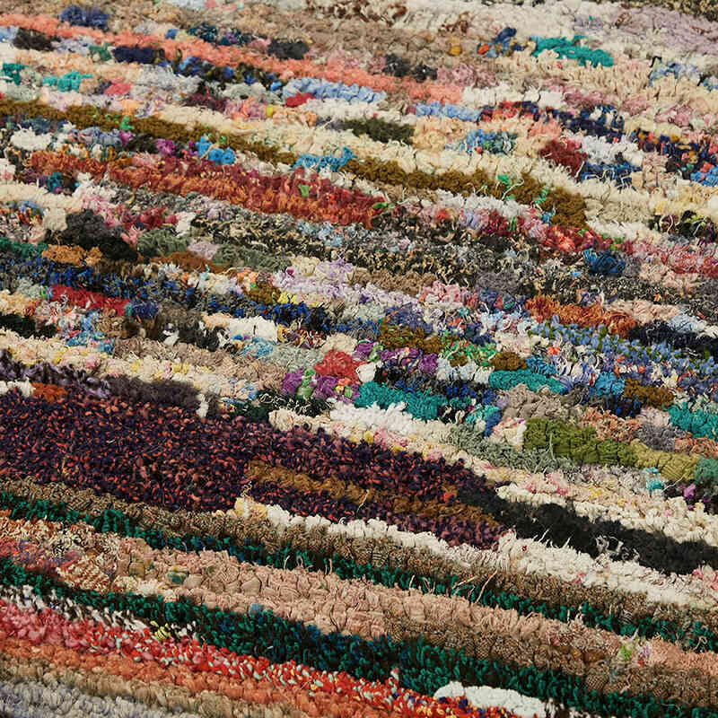 New Hand-Knotted Tiger Rug - 4' 7" x 7' 3" (55" x 87") - K0079248