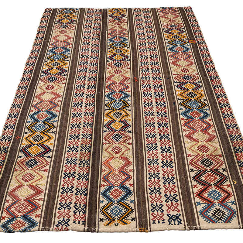 Vintage Anatolian Flatweave - 4'  x 7' 5" (48" x 89") - K0079270