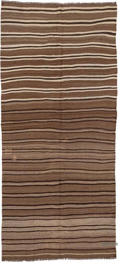 Vintage Anatolian Kilim Rug - 3' 11" x 8' 8" (47" x 104")