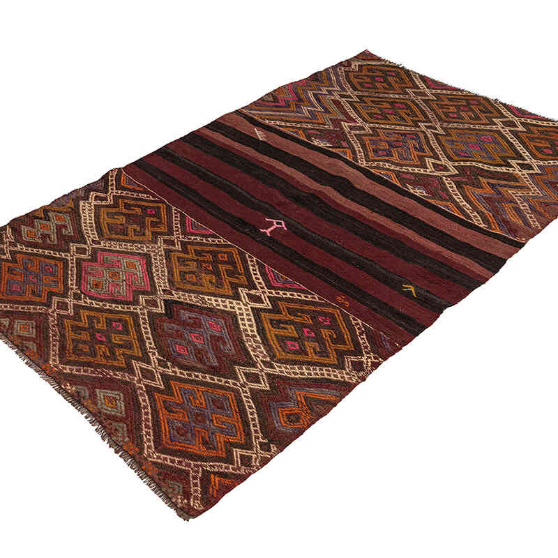 Vintage Bayburt Kilimi - 104 cm x 177 cm - K0079279