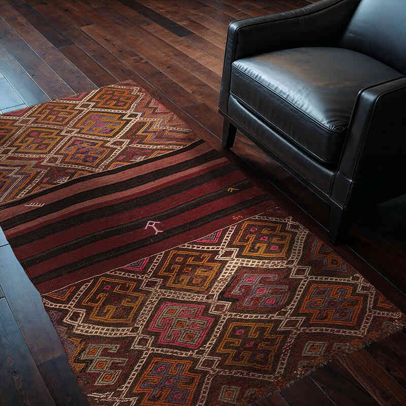 Vintage Bayburt Kilimi - 104 cm x 177 cm - K0079279