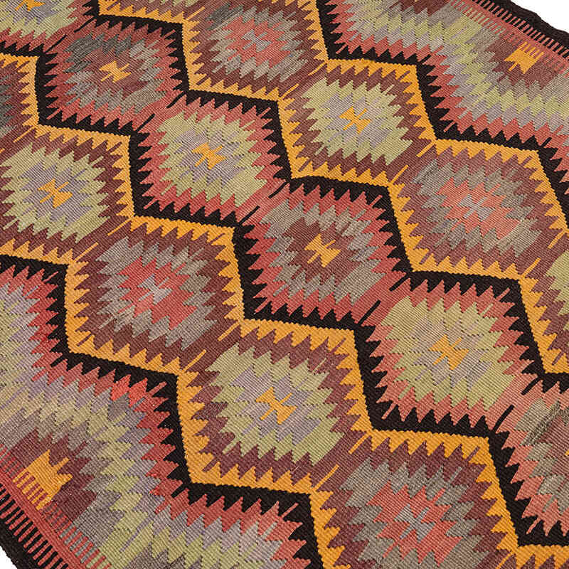 Alfombra Vintage Antalya Kilim - 136 cm x 252 cm - K0079282