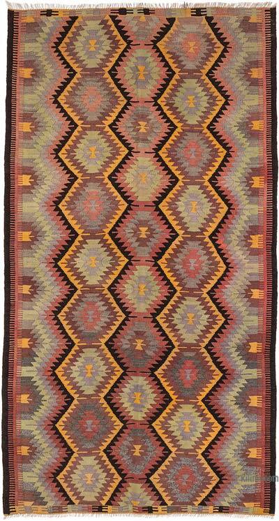 Vintage Antalya Kilim Rug - 4' 6" x 8' 3" (54" x 99")