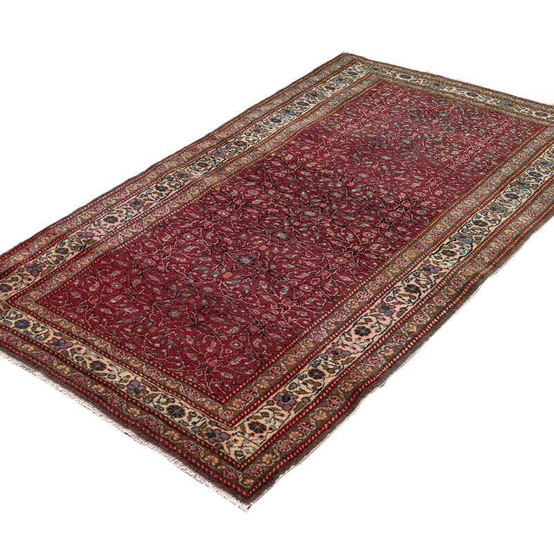 Alfombra Vintage Turca Anudada a Mano - 101 cm x 175 cm - K0079284