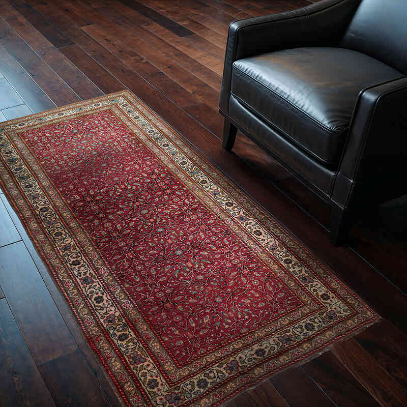 Alfombra Vintage Turca Anudada a Mano - 101 cm x 175 cm - K0079284