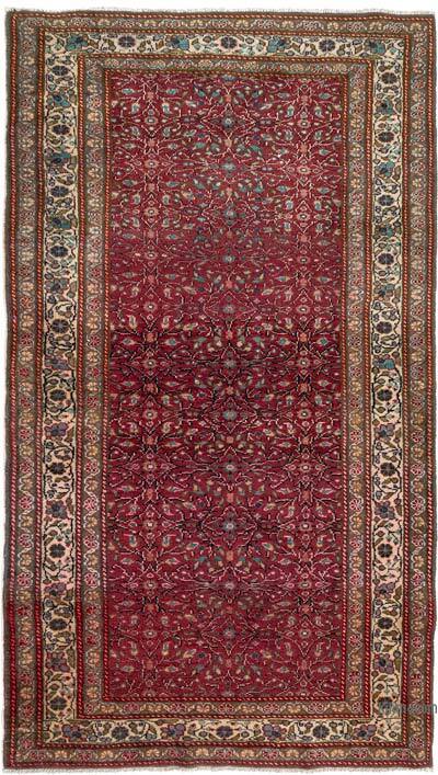 Vintage Turkish Hand-Knotted Rug - 3' 4" x 5' 9" (40" x 69")