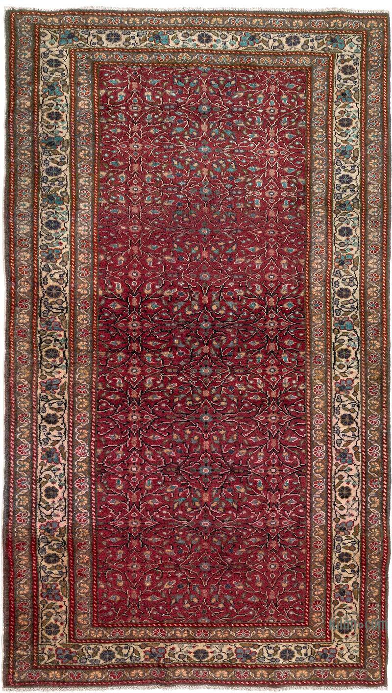 Alfombra Vintage Turca Anudada a Mano - 101 cm x 175 cm - K0079284