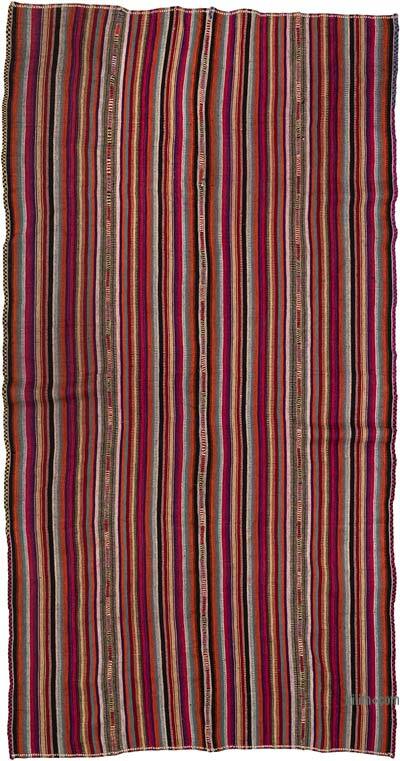 Vintage Anatolian Kilim Rug - 4' 7" x 9' 2" (55" x 110")