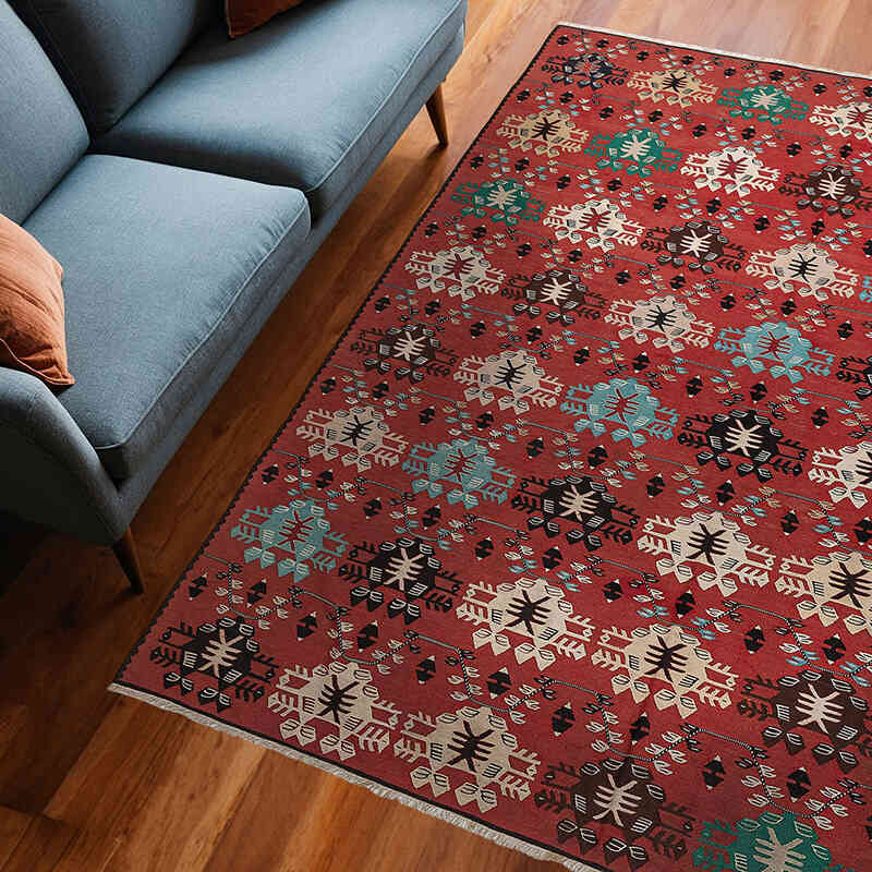 Alfombra Vintage Sharkoy Kilim - 200 cm x 245 cm - K0079288
