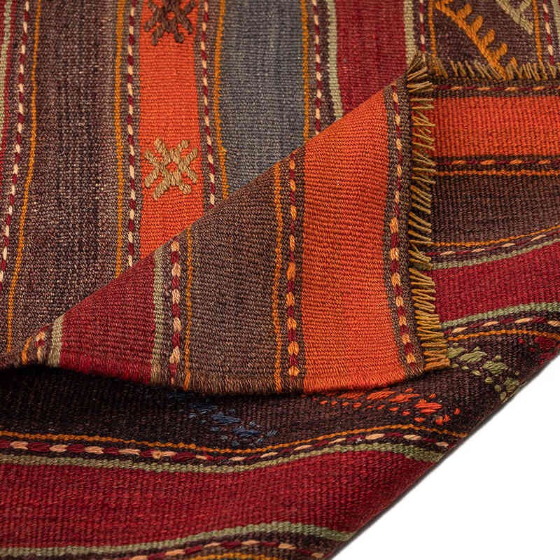 Vintage Denizli Kilim Rug - 5' 2" x 8'  (62" x 96") - K0079289