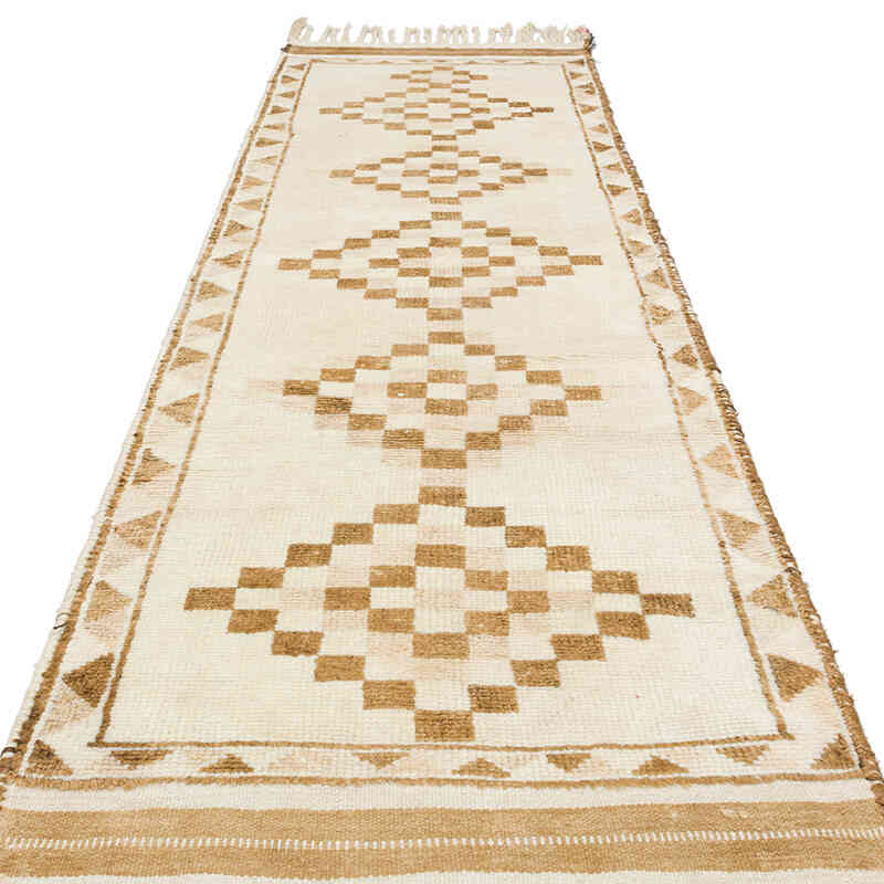 Vintage Tribal Runner Rug - 3' 3" x 11' 5" (39" x 137") - K0079291