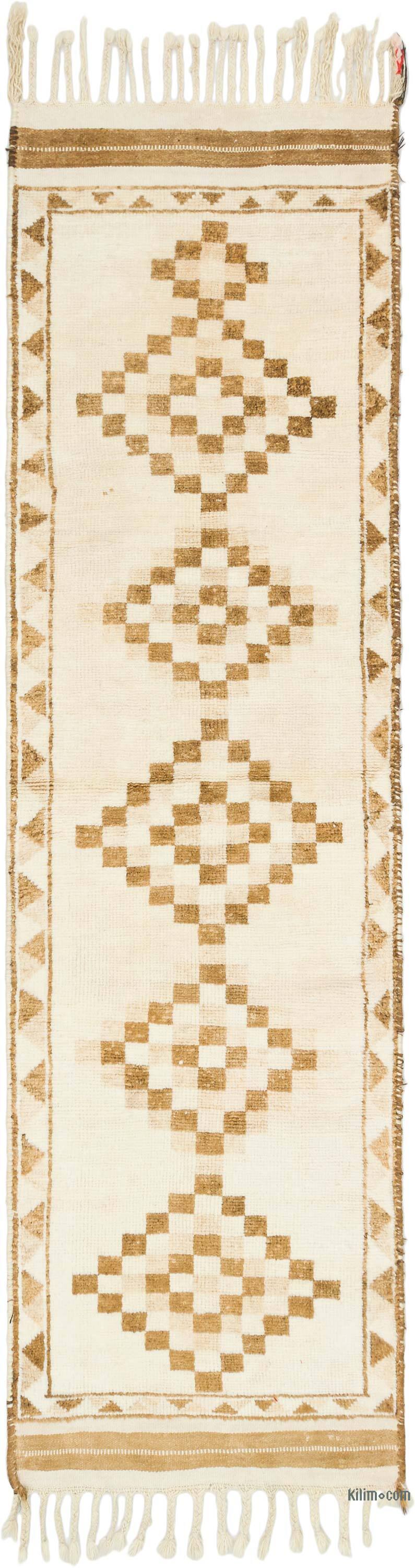 Vintage Tribal Runner Rug - 3' 3" x 11' 5" (39" x 137") - K0079291
