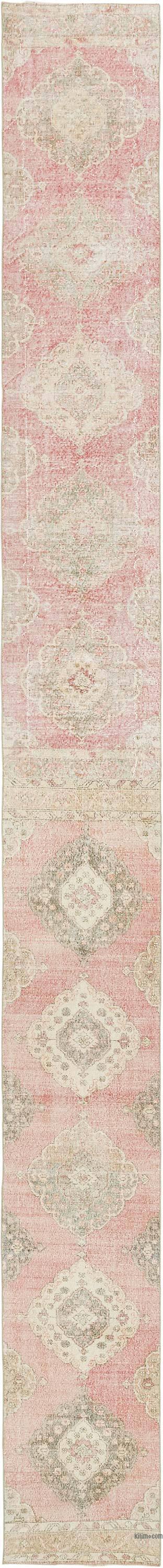 Vintage Turkish Runner Rug - 2' 6" x 24' 6" (30" x 294")
