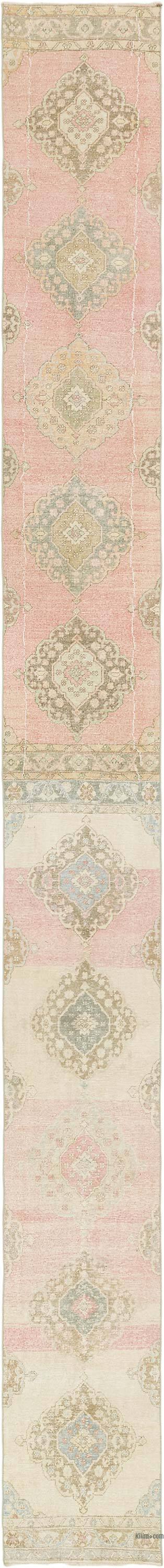 Vintage Turkish Runner Rug - 2' 4" x 23' 5" (28" x 281")