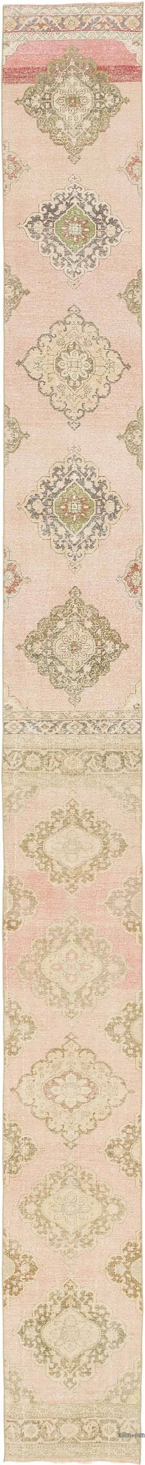 Vintage Turkish Runner Rug - 2' 4" x 24' 11" (28" x 299")